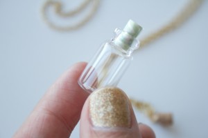 DIY Message in a Bottle Necklace