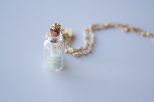 DIY Message in a Bottle Necklace