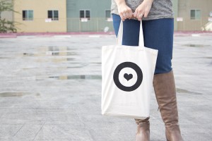 DIY Stenciled Tote Bag