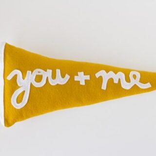 Sewing Gift: Pennant Pillow