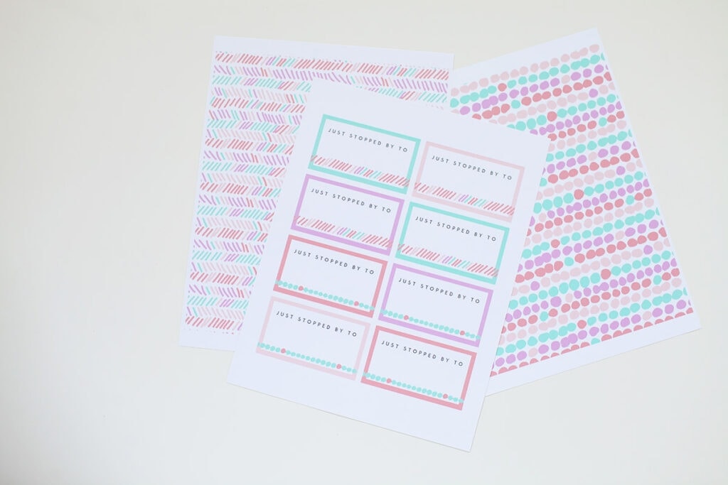 DIY Printable Spring Calling Cards » Lovely Indeed