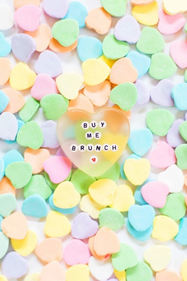 How to Make Resin Conversation Heart Paperweights