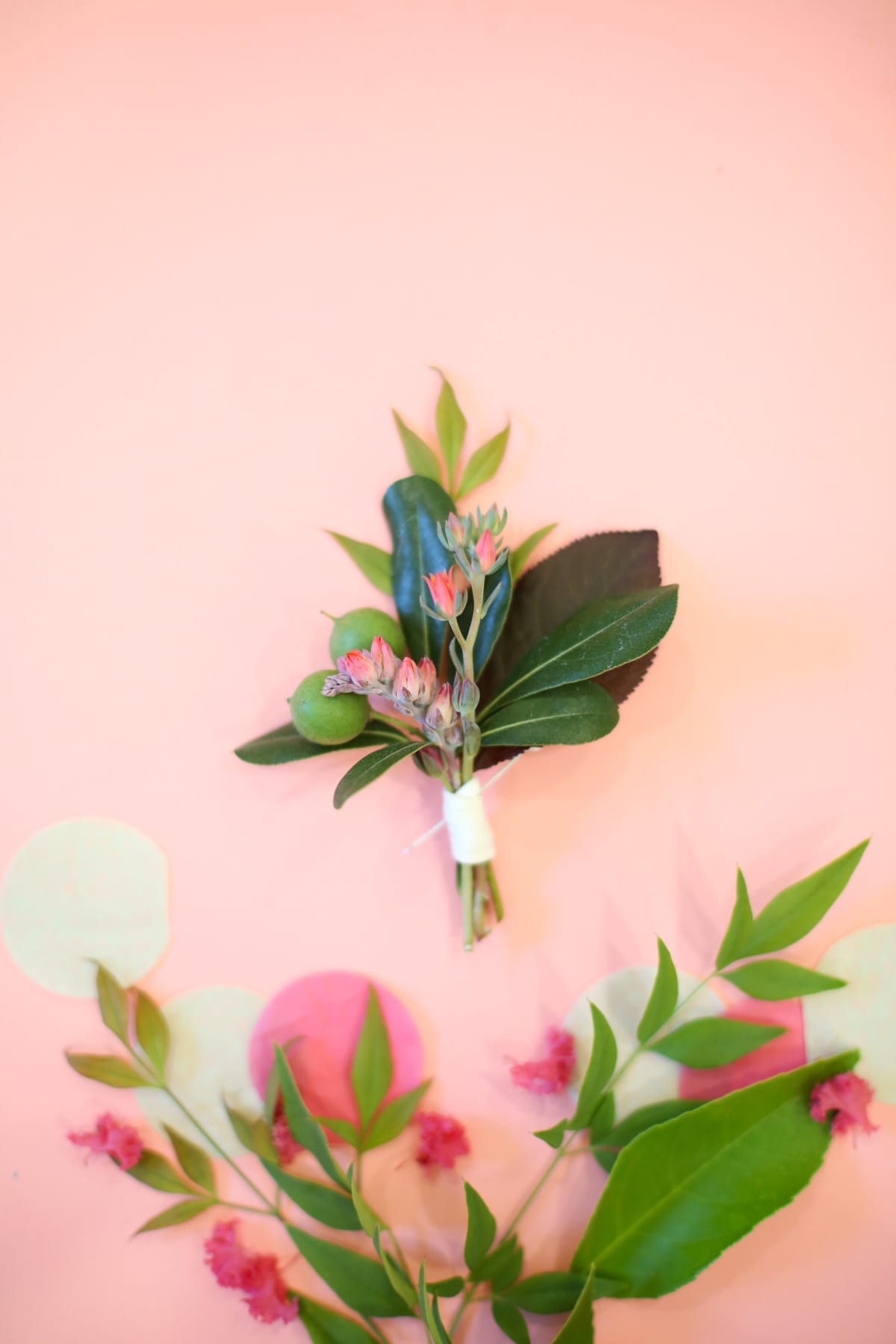DIY Boutonnieres with Foraged Botanicals