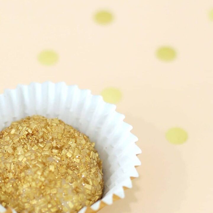 Champagne Truffles with Edible Sparkles Recipe
