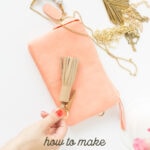 leather tassel keychain