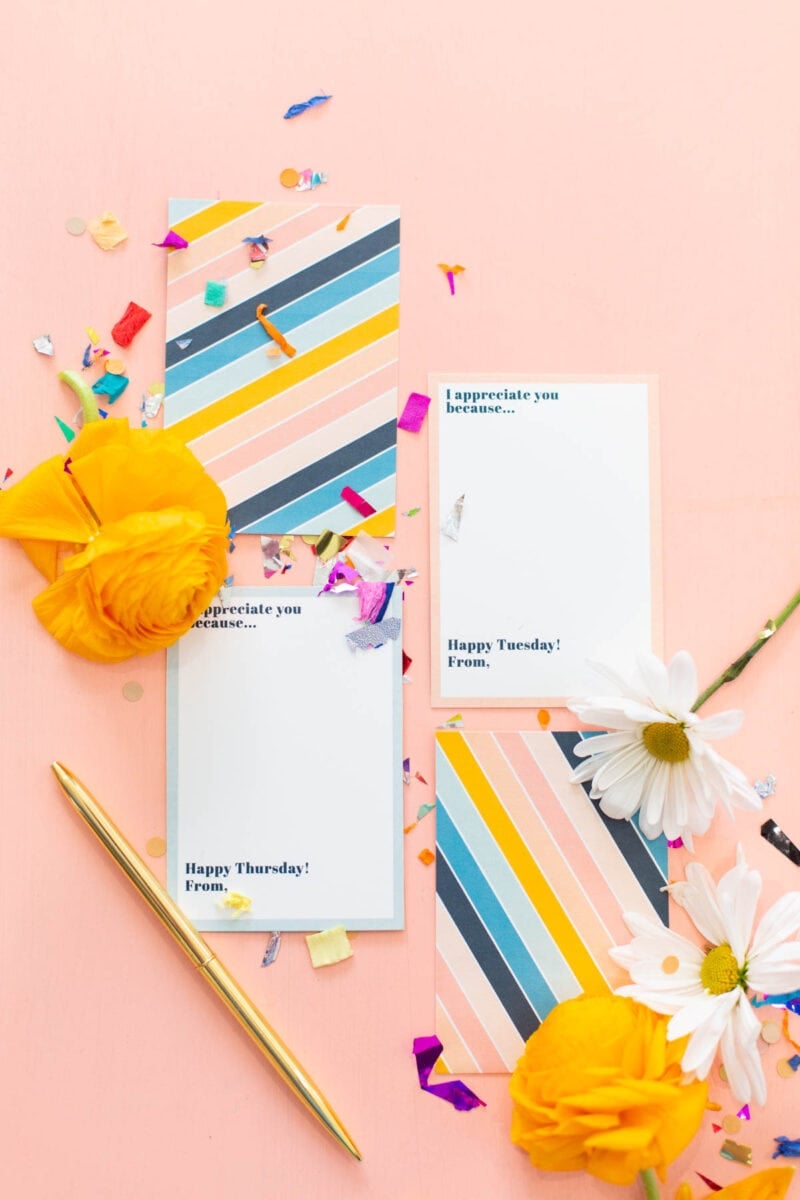 Printable Cards for Teacher Appreciation Week » Lovely Indeed