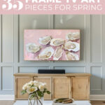 spring frame tv art