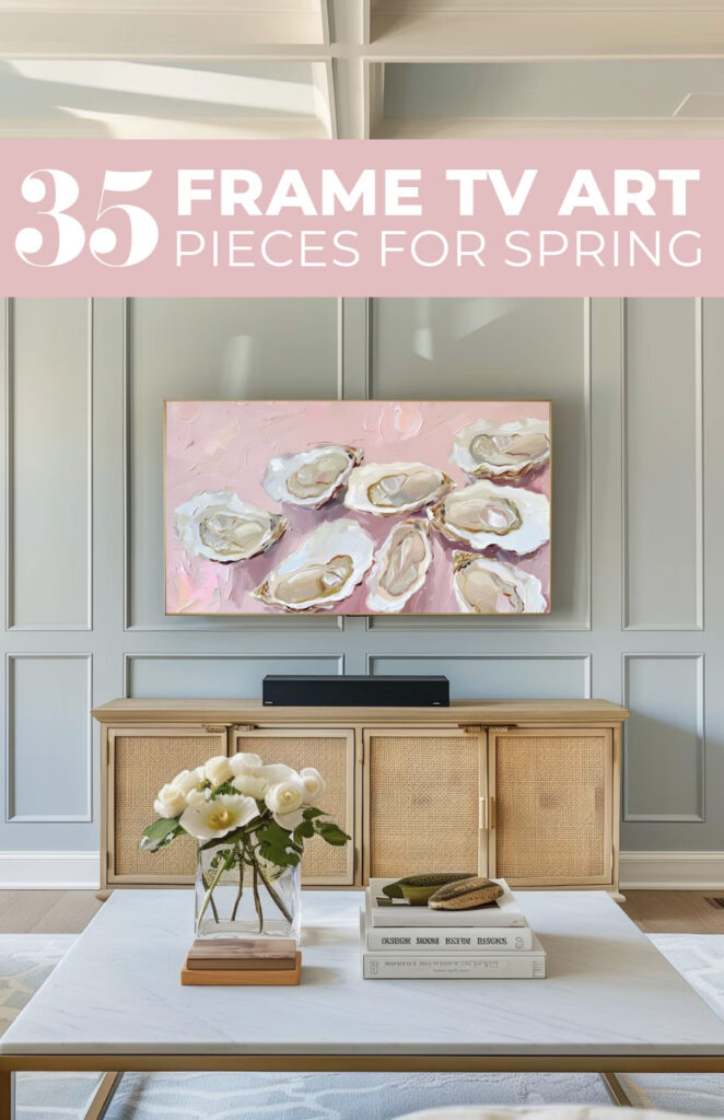 spring frame tv art
