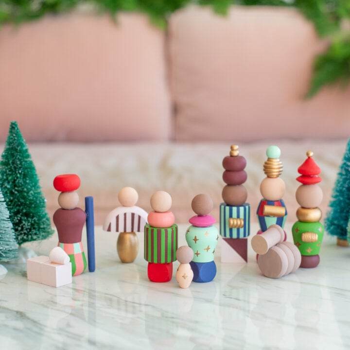 modern diy nativity